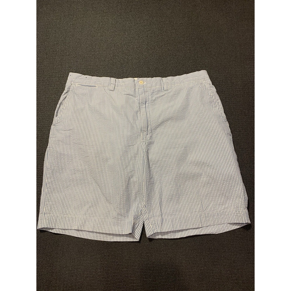 Polo Ralph Lauren Men Shorts Cotton Men's‎ Size 40 Striped Blue White